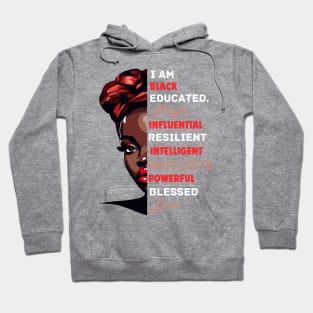 I Am Black Woman Afrocentric Hoodie